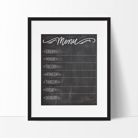 8 Steps to Making the Perfect Weekly Menu