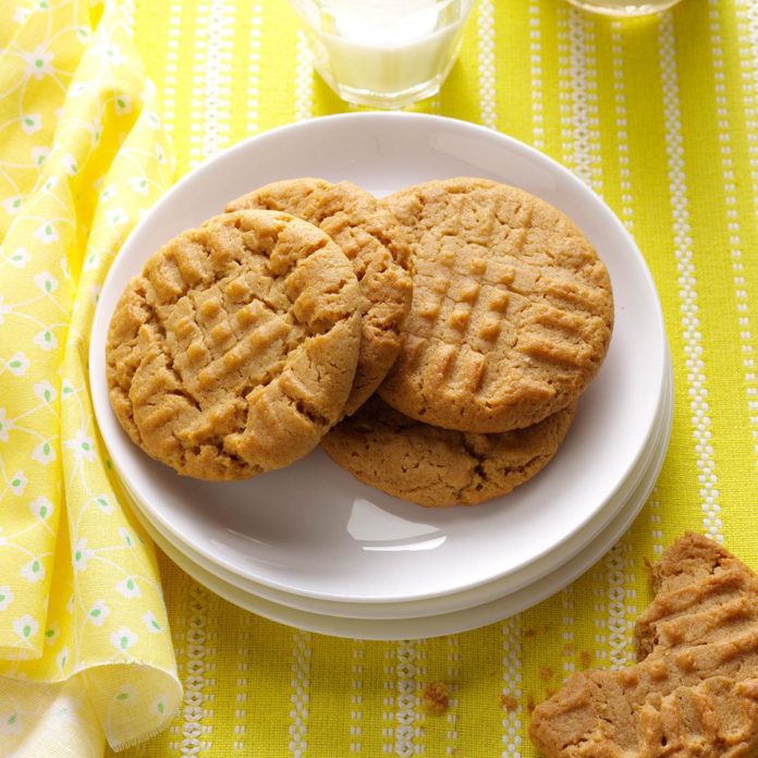 Honey and Peanut Butter Cookies
