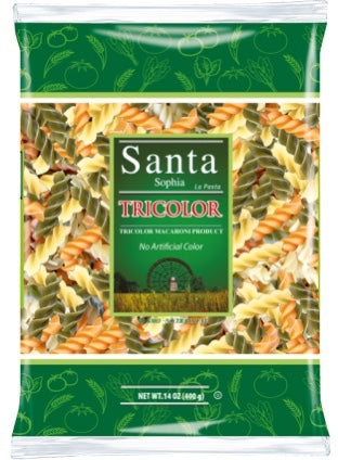 Santa Sophia Tri Colour Fusilli