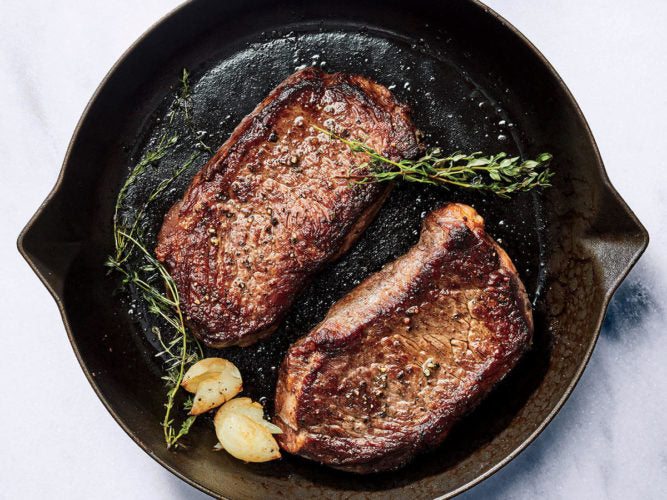 Pan-Seared Strip Steak Recipe – Western Wholesale Inc.