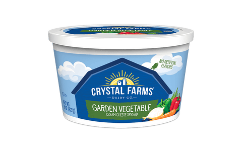 Crystal Farms Garden Vegetable Cream Cheese Spread