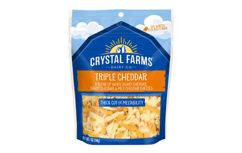 Crystal Farms Triple Cheddar (Thick Cut)