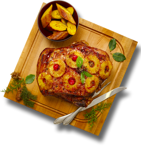 Caribbean Passion Bone in Picnic Ham