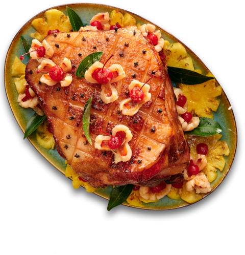 Caribbean Passion Bone in Picnic Ham