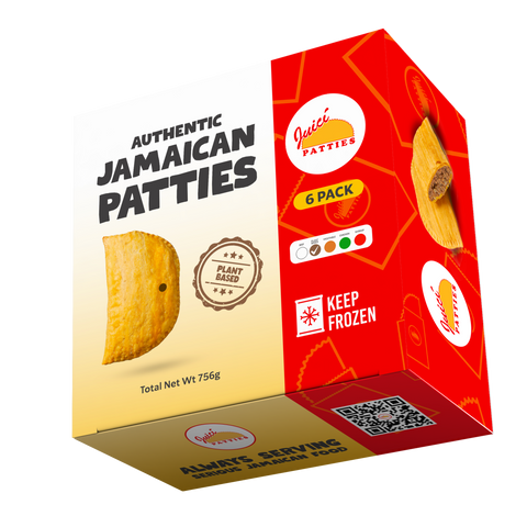Juici Jamaican Patties - Baked 6 pack box
