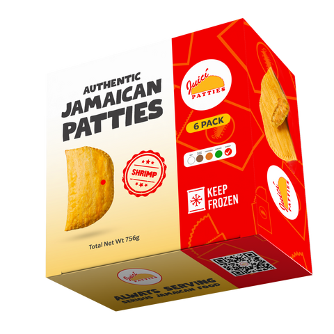 Juici Jamaican Patties - Baked 6 pack box