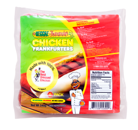 Reggae Jammin Chicken Frankfurters