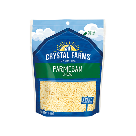 Crystal Farms Finely Shredded Parmesan Cheese
