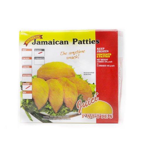 Juici Jamaican Patties - Baked 6 pack box