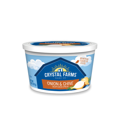 Crystal Farms Onion & Chive Cream Cheese Spread