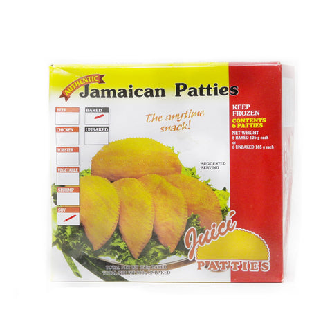 Juici Jamaican Patties - Baked 6 pack box